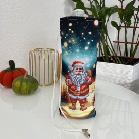 Сумочка для пляшки санта